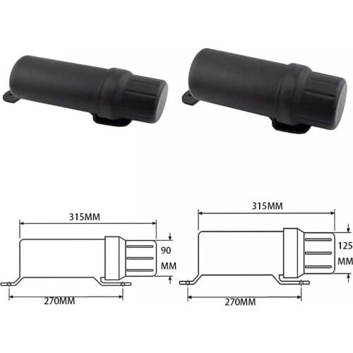 Universal Off-Road Motos Motorcycle Accessories Waterproof Tool Tube Gloves Raincoat Storage Box