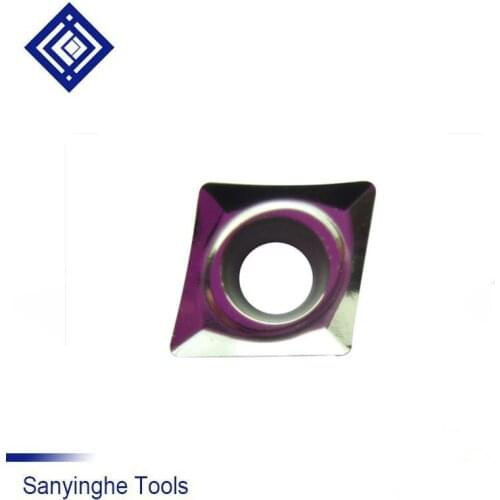 Free shipping high quality 10pcs/lots CCGX060202-LH/CCGX060204-LH/CCGX060208-LH YD101 cnc carbide turning inserts for aluminum