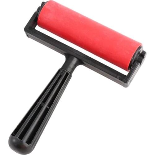 10cm Printmaking Rubber Roller Soft Brayer Craft Projects Ink And Stamping Tool Painting Roller Ink Roller Diamond Painting Tool