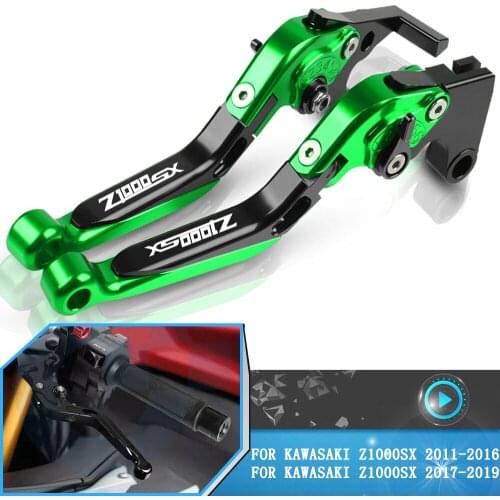 For Kawasaki Z1000SX Z 1000SX z1000 sx 2011-2019 2018 2017 Motorcycle CNC Aluminum Foldable Brake Clutch Levers Hand Accessories