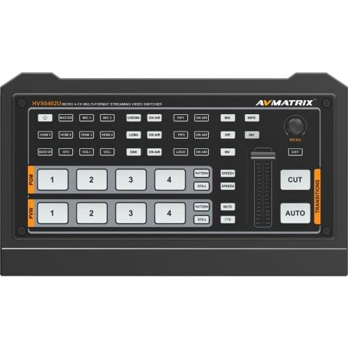 AVmatrix HVS0402U video switcher mixer for live streaming micro 4 channel vs devicewell hds7105 hds9106