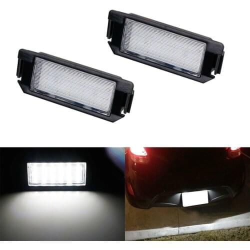 Car White 18-LED License Plate Light Number Light Replacement for Hyundai Veloster Genesis 2D Kia Soul