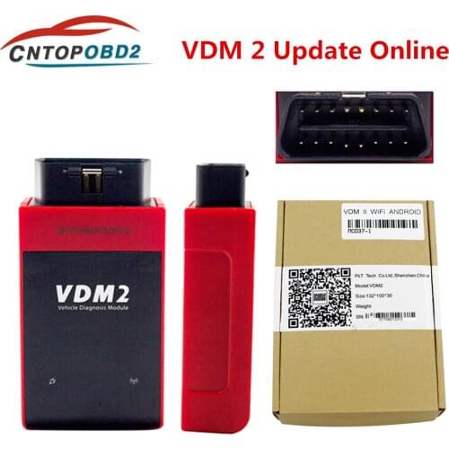VDM Wifi Full System UCANDAS Auto Diagnostic Scanner WIFI & Bluetooth VDM2 V5.2 Support Multi-Language Free Update Online