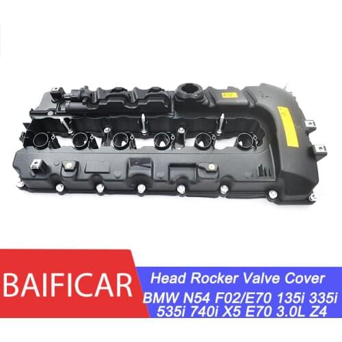 Baificar Brand New OEM Cylinder Head Rocker Valve Cover 11127565284 For BMW N54 F02/E70 135i 335i 535i 740i X5 E70 3.0L Z4