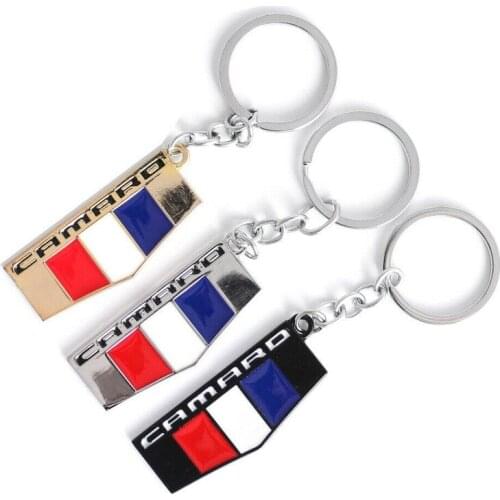 Black Gold Silver Camaro Car Key Chain Key Ring Keychain Mens Gifts for Camaro ZL1 Z/28 SS