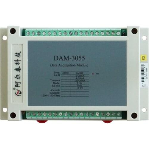 DAM3055 485 acquisition module 16-channel analog signal acquisition voltage and current acquisition 4-20mA
