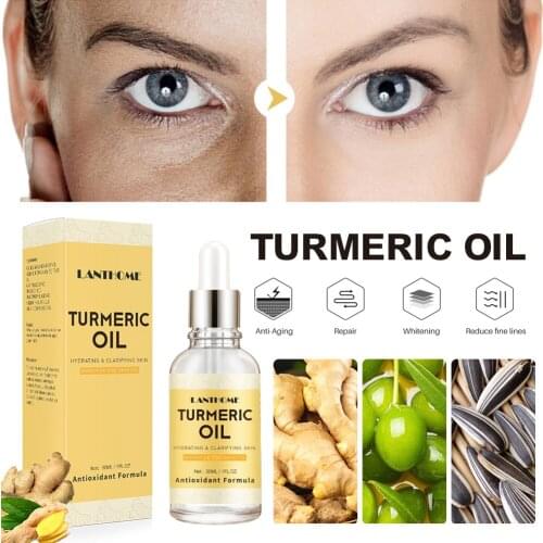 Turmeric Essential Oil Natural Skin Oil for Dry Cracked Skin Moisturize and Soften Skin Anti-Wrinkles Oil