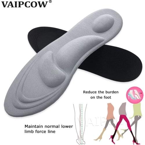 4D Stretch Breathable Deodorant Running Cushion Insoles For Feet Man Women Insoles For Shoes Sole Orthopedic Pad Memory Foam