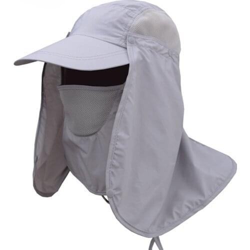 Fishing Hat UV Protection Cap Mosquito Proof Breathable Male Female Summer Caps for Outdoor Camping Driving Cycling Sports