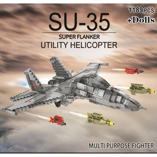 Military Aircraft Aerospace Series Armed Fighter Model Building Blocks Educational Toys For Children Christmas Gift For Children