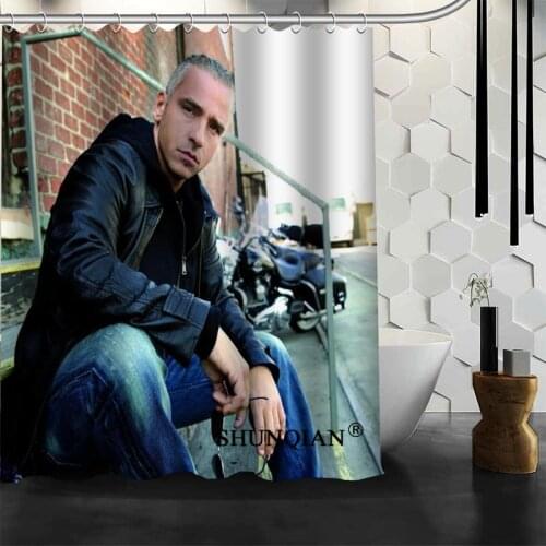 New Arrival Eros Ramazzotti Shower Curtain Polyester Fabric Printing Bathroom Curtain Waterproof Bathroom Products With Hook