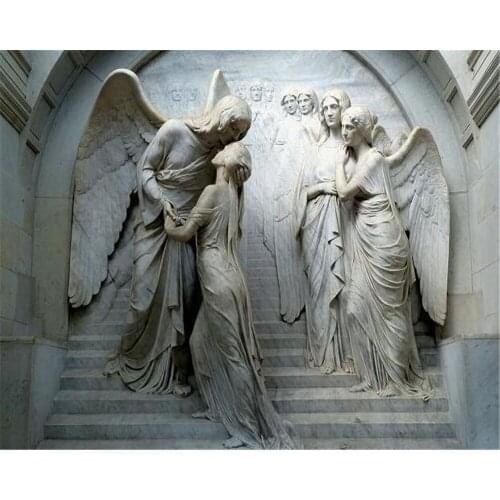 Beibehang Custom wallpaper 3D embossed figure angel TV background living room bedroom home decor 3d wallpaper mural