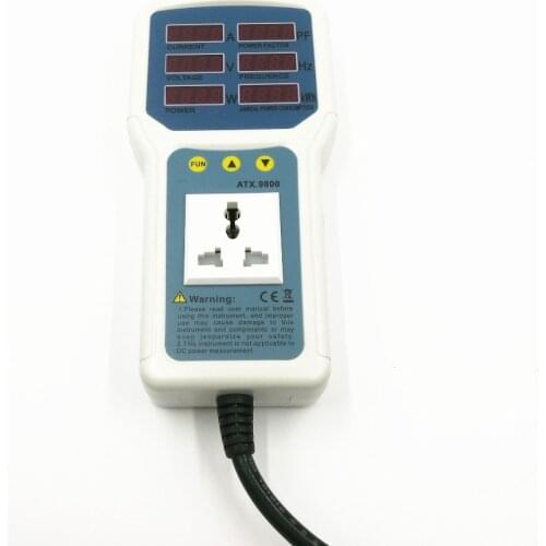 High Performance Original Power Meter 4400W 20A Socket Watt Meter Analyzer Digital Electric Power Energy Monitor LED Light Meter