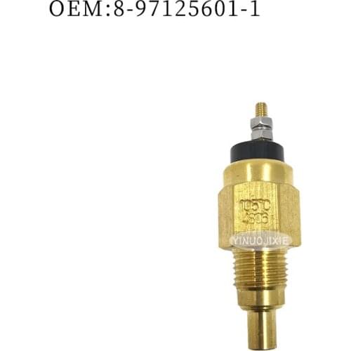 Suitable for ISUZU 6BD1/ Hitachi EX200-2/5 water temperature sensor sensor single foot OE: 8-97125601-1 8971256011 original part