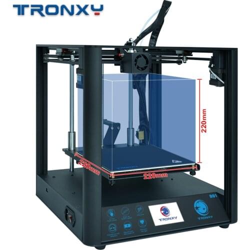 Tronxy D01 3D printer Industrial linear guide rail XY High-precision Printing Titan Extruder 24V Power Power off resume