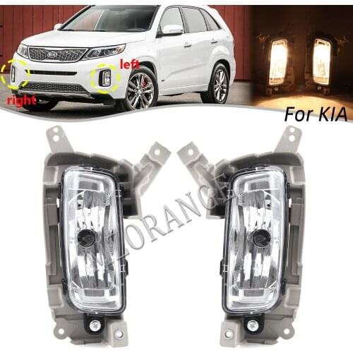 Fog Lights For Kia Sorento 2013 2014 2015 headlights Fog Lamp Driving Car auto Front Bumper Grille Signal Lamp accessories