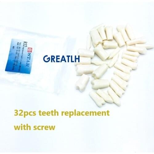Compatibly Teaching Model Nissin brand Replaceable teeth Dental Resin Tooth Model Material Plastic Teeth