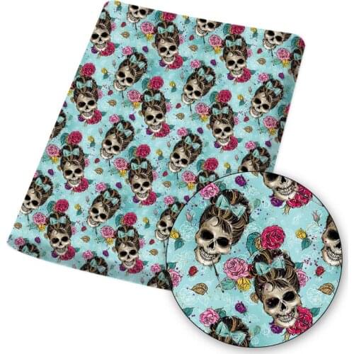 Halloween Polyester Cotton Fabric By The Yard Patchwork For Tissue Sewing Doll Quilting Fabrics Needlework Material Home Textile