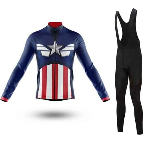 SPTGRVO Cycling Jersey 2020 pro team Long Sleeve Complete Autumn MTB Bicycle Cycling Clothing Bike Jersey Men Ropa Ciclismo Suit
