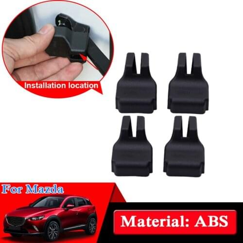 Car Styling Door Check Arm Protection Cover For Mazda 2 3 5 CX-5 CX-3 Axela Atenza CX-7 CX-8 CX-9 Car Door Lock Protective Cover
