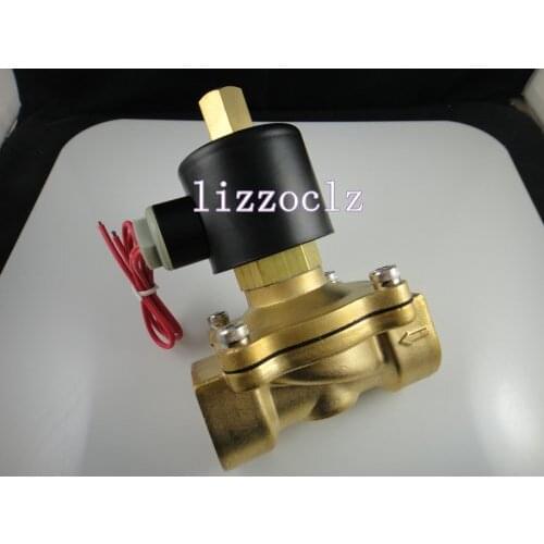 12VDC Water Air Gas Fuel NO Electric Solenoid Valve 1/2" BSPP
