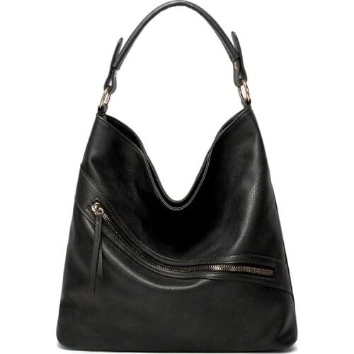 2021 Women Bag Oil Wax Women Leather Handbags Luxury Lady Hand Bags with Purse Pocket Women Messenger Bag Big Tote Sac Bols