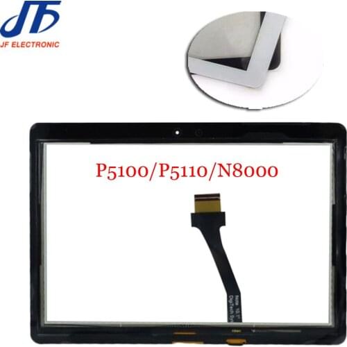 New P5100 Touch Panel For Samsung Galaxy Tab 2 P5100 P5110 N8000 N8010 Touch Screen Digitizer Repair Panel 10pcs/lot