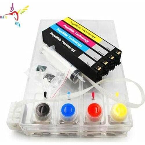 991 Empty Continue Ink System For HP PageWide Pro MFP 774dn774dns/777z/755dn/779dn/dns/750dw/772dn 991Ciss System With ARC Chip