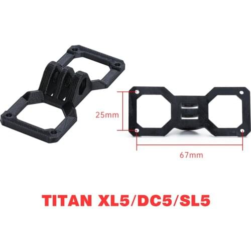 IFlight TITAN XL5 DC5 SL5 Protek25 FPV Frame Kits Replacement Shock-absorbing Base 25x67mm for GOPRO Hero 6 7 8 9 Camera Mount