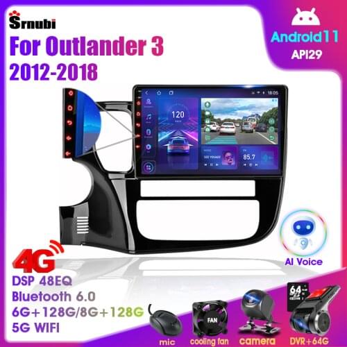 Android 10.0 car GPS radio for Mitsubishi Outlander 3 2012-2018 Multimedia Video Player 4G WIFI 8 cores DSP RDS IPS 48EQ DVD MP5