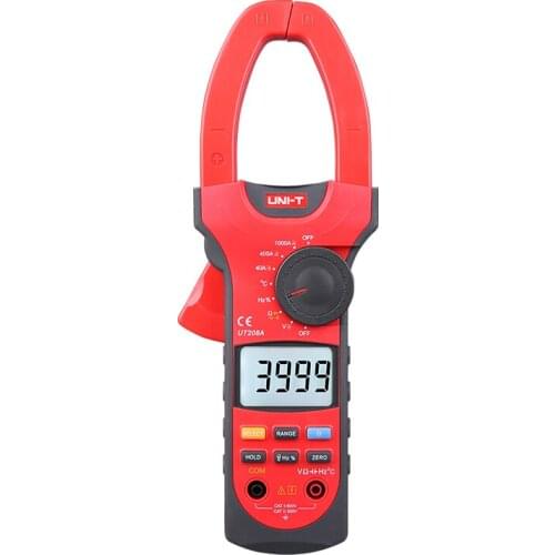 UNI-T UT208A 1000A Digital Clamp Meters Capacitance Frequency Measure Multimeter Auto Range Capactance Resistance