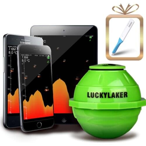 Echo sounder findfish Wi-Fi Wireless Fishing finder with Rechargeable Lithium Battery Android/IOS Fishfinder for fishing Alarm