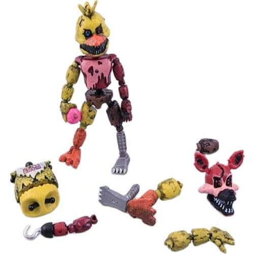 13.5-15 CM Five Night At Freddy Anime Figure Fnaf Bonnie Bear Foxy Pvc Model Action Figure Freddy Toys Children Birthday Gifts