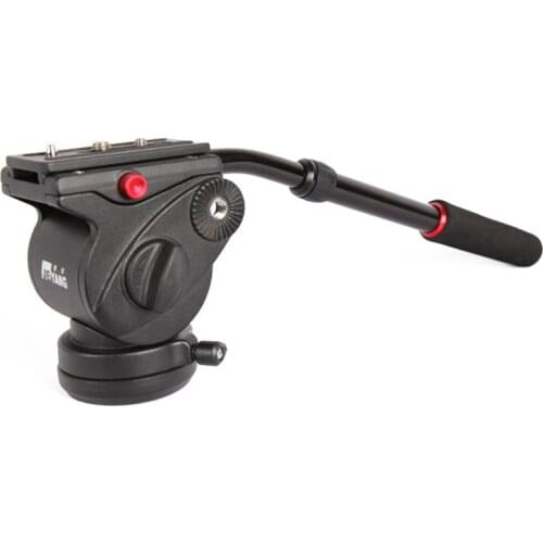 JY0506H Video Camera Damping Fluid Tripod Head Hydraulic Head Panoramic Head for Slider Monopod DSLR Camera Shooting Video Film