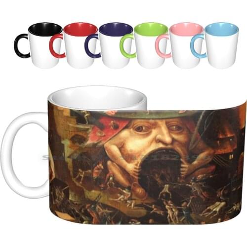 Insight Into Hell 3 By Hieronymus Ceramic Mugs Coffee Cups Milk Tea Mug Hieronymus Hell Devil Heaven Pretty Wheres Waldo Wally