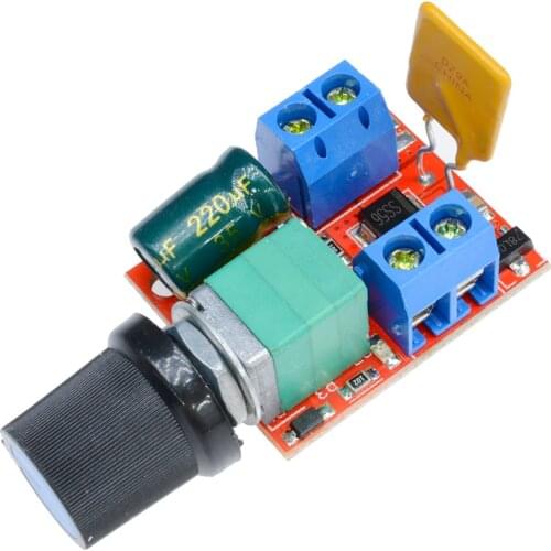 DC Motor Speed Controller PWM DC 3-35V Control Switch Mini LED Dimmer 5A Board Module 90W High Speed DIY Motor Drive Controller