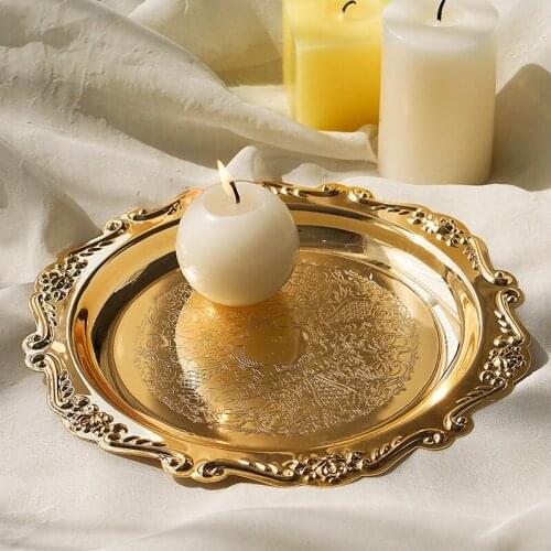 Nordic Style Small Dried Fruit Plates Earring Jewelry Snacks Trays for Wedding Gifts Cakes Dessert Pans Kitchen Organizer