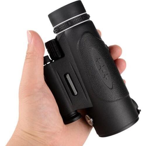 100x90 Monocular With Smartphone Holder HD BAK4 Prism Night Vision Monocular Telescope With Telescopic Tripod For Camping