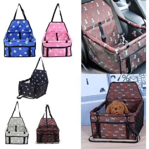 Portable Pet Dog Car Carrier Hanging Mesh Bag Dog Basket Waterproof Cat Puppy Seat Safe Holder Pad Mat Travel Accessories