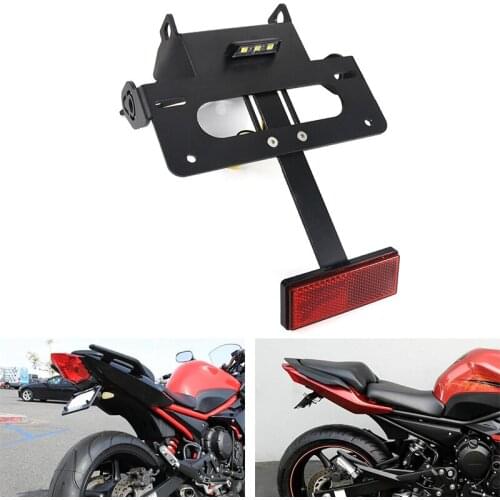 Fit For YAMAHA FZ6 / Fazer 2004 2005 2006 2007 2008 2009 Motorcycle Tail Tidy Fender Eliminator Kit License Plate Holder Bracket
