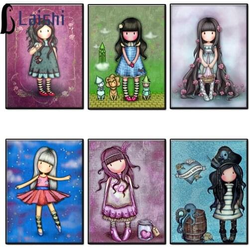 Full drill square Crystal Paintings Cartoon cute doll Diamond Embroidery Full round 5d Diy diamond painting Diamond Mosaic