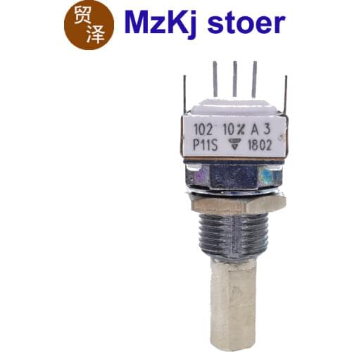 1PCS Hot New P11S VISHAY Rotary Potentiometer 1KΩ ±10% 1W 1K Cermet Potentiometer