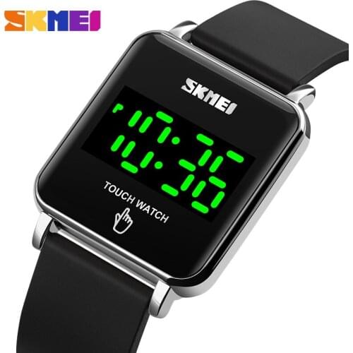 Skmei Led Simple Design Men Women Wristwatch Date Time Male Female Digital Touch Watches Magnetic Buckle Mens Ladies Watch