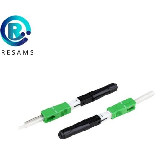 FTTH CIXI Hot Melt Cold Joint Easy To Use Fiber Covered Wire SC APC Quick Connector Optic Fast Free Shipping Optical 50mm Length