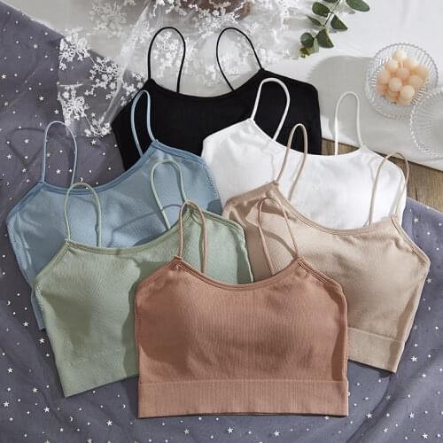 Women Seamless Tops Bandeau Top Sexy Lingerie Top Wireless Bra Top Female Sexy Bralette Comfort Tube Top Push Up Cropped Bras