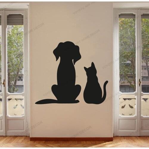 Pet Shop window Decor Vinyl Sticker Wall Decals Dog scissors For Pets Dog Care Shop Art Wall Murals Pet Grooming Salon cx23