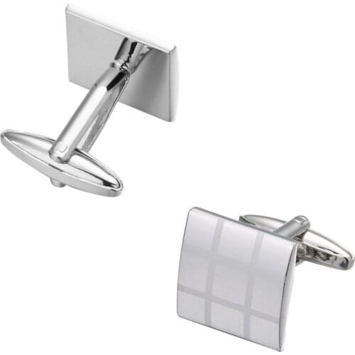 High-end mens shirt brand jewelry Cufflinks square pattern cufflinks, fashion design style French shirt accessories