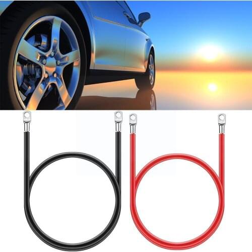 1 pair of car cable harness, battery cable parallel line, line battery cord kit, connection terminal power H6A0