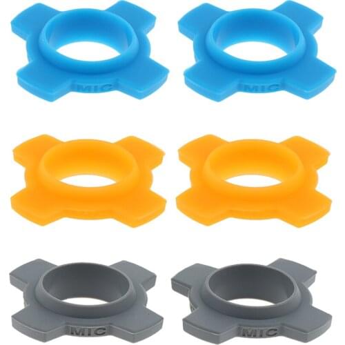 2 Pieces Silicone Microphone Slip Holder Roller Mic Skidproof Rings