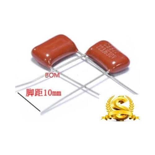 10PCS 630V223J P10mm CBB Polypropylene film capacitor
